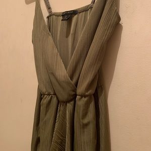 Army green romper - Women